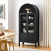 Modway Tessa Tall Arched Storage Display Cabinet - Close-Up