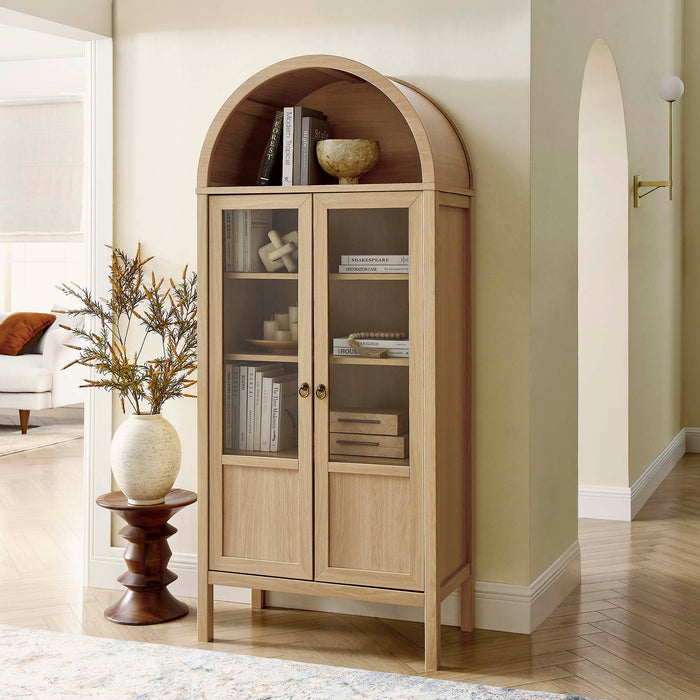 Modway Tessa Tall Arched Storage Display Cabinet - View 10