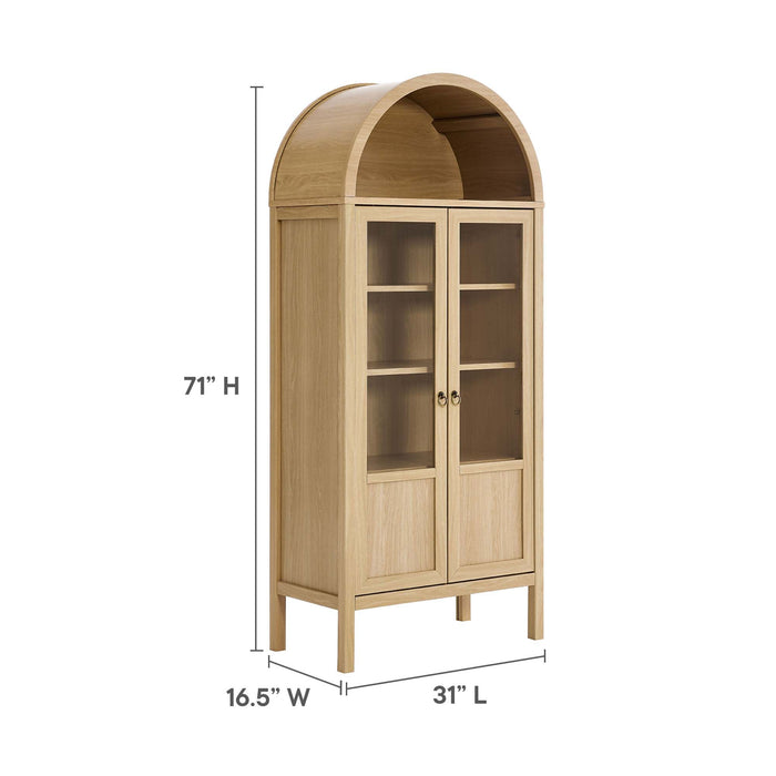 Modway Tessa Tall Arched Storage Display Cabinet - View 12