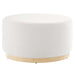 Modway Tilden Large 29" Round Performance Velvet Upholstered Ottoman Living Room Furniture - View 32