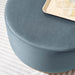 Modway Tilden Large 29" Round Performance Velvet Upholstered Ottoman Living Room Furniture - View 10