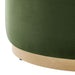 Modway Tilden Large 29" Round Performance Velvet Upholstered Ottoman Living Room Furniture - View 18