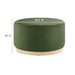 Modway Tilden Large 29" Round Performance Velvet Upholstered Ottoman Living Room Furniture - View 15