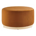 Modway Tilden Large 29" Round Performance Velvet Upholstered Ottoman Living Room Furniture - View 34