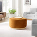 Modway Tilden Large 29" Round Performance Velvet Upholstered Ottoman Living Room Furniture - View 19