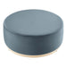 Modway Tilden Large 38" Round Performance Velvet Upholstered Ottoman Living Room Furniture - View 11