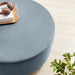 Modway Tilden Large 38" Round Performance Velvet Upholstered Ottoman Living Room Furniture - View 10