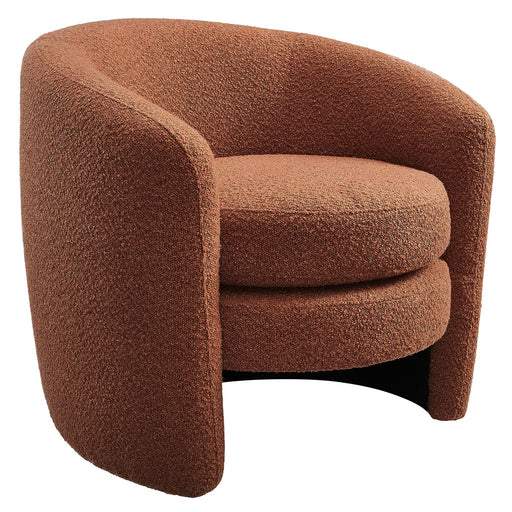 Modway Affinity Upholstered Boucle Fabric Curved Back Armchair - Product Image 26