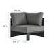 Tahoe 3-Piece Outdoor Patio Powder-Coated Aluminum Sectional Sofa Set by Modway - back view