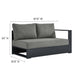 Tahoe 3-Piece Outdoor Patio Powder-Coated Aluminum Sectional Sofa Set by Modway - specifications diagram
