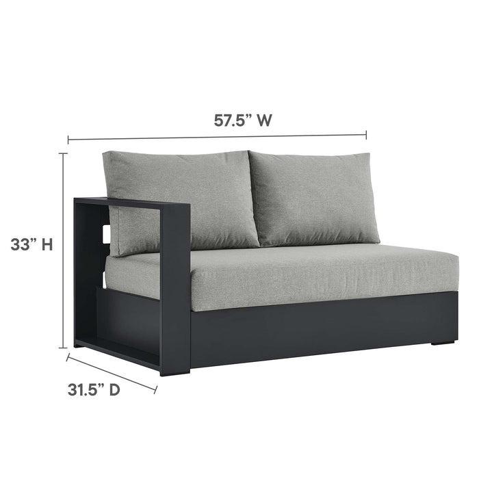 Tahoe 3-Piece Outdoor Patio Powder-Coated Aluminum Sectional Sofa Set by Modway - control panel detail