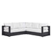 Tahoe 3-Piece Outdoor Patio Powder-Coated Aluminum Sectional Sofa Set by Modway - view 18
