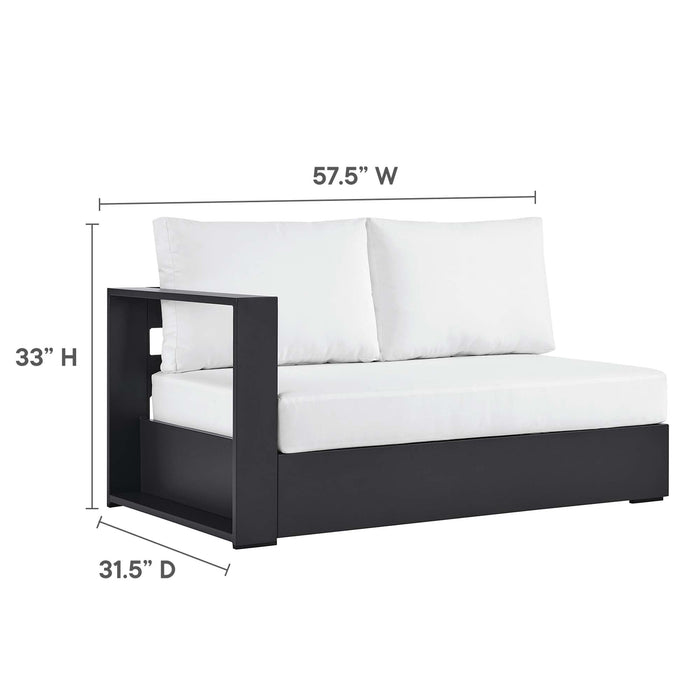 Tahoe 3-Piece Outdoor Patio Powder-Coated Aluminum Sectional Sofa Set by Modway - view 20