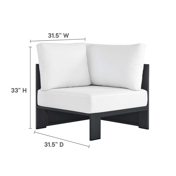 Tahoe 3-Piece Outdoor Patio Powder-Coated Aluminum Sectional Sofa Set by Modway - view 21