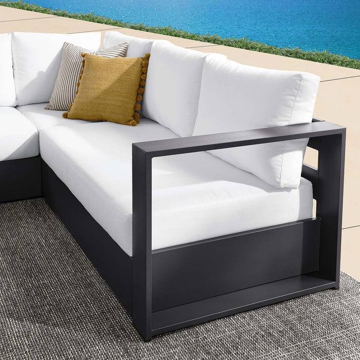 Tahoe 3-Piece Outdoor Patio Powder-Coated Aluminum Sectional Sofa Set by Modway - view 23