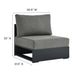Tahoe 5-Piece Outdoor Patio Powder-Coated Aluminum Sectional Sofa Set by Modway - specifications diagram