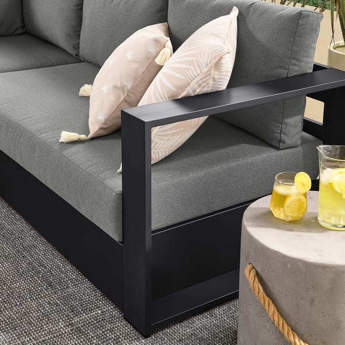 Tahoe 5-Piece Outdoor Patio Powder-Coated Aluminum Sectional Sofa Set by Modway - feature highlight