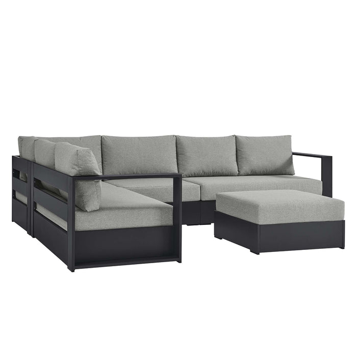 Tahoe 5-Piece Outdoor Patio Powder-Coated Aluminum Sectional Sofa Set by Modway - control panel detail