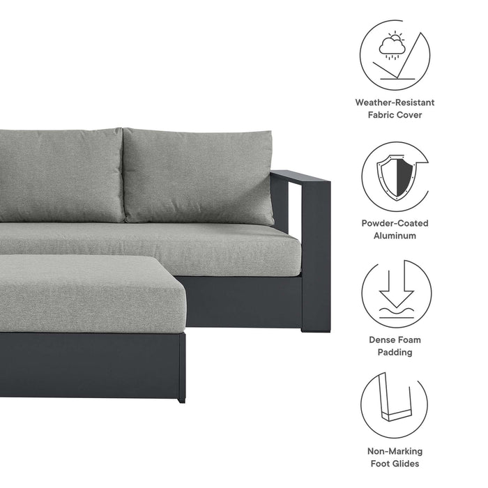 Tahoe 5-Piece Outdoor Patio Powder-Coated Aluminum Sectional Sofa Set by Modway - accessory view