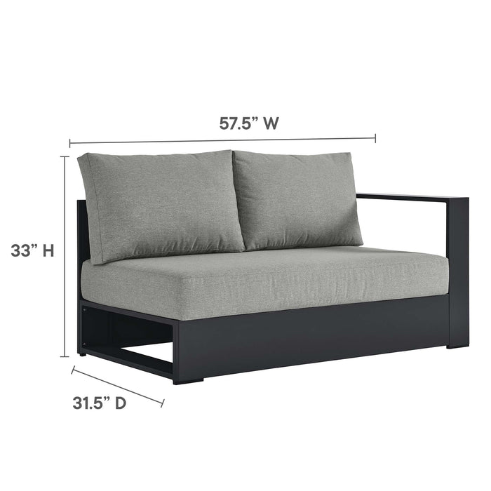 Tahoe 5-Piece Outdoor Patio Powder-Coated Aluminum Sectional Sofa Set by Modway - view 17
