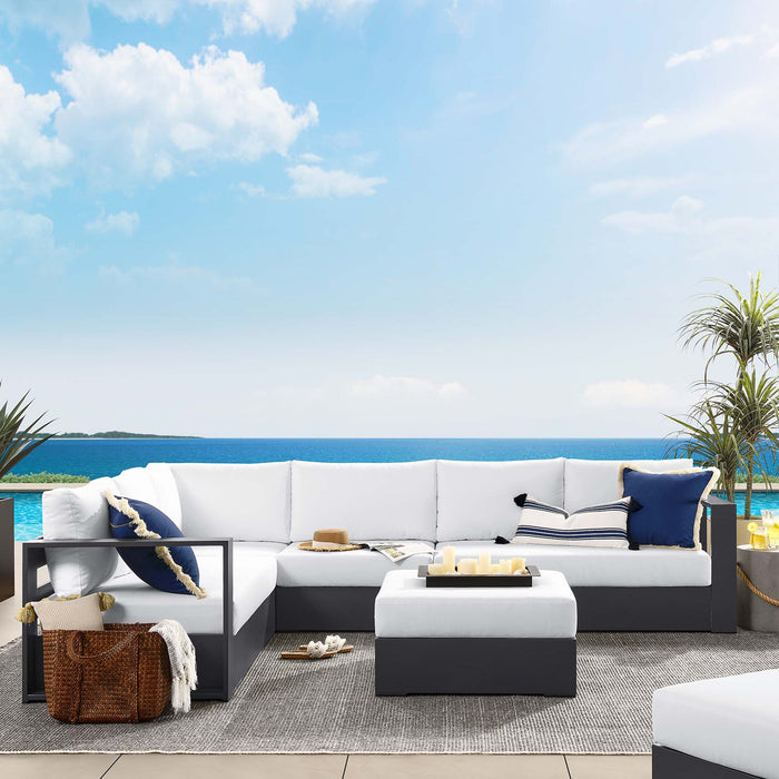 Tahoe 5-Piece Outdoor Patio Powder-Coated Aluminum Sectional Sofa Set by Modway - view 21