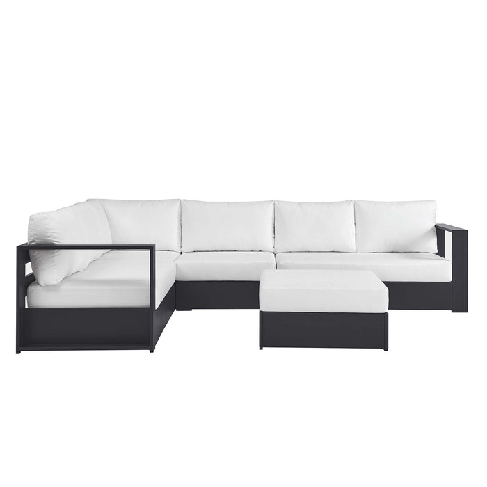 Tahoe 5-Piece Outdoor Patio Powder-Coated Aluminum Sectional Sofa Set by Modway - view 30