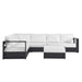 Tahoe 5-Piece Outdoor Patio Powder-Coated Aluminum Sectional Sofa Set by Modway - view 30