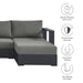 Tahoe 4-Piece Outdoor Patio Powder-Coated Aluminum Sectional Sofa Set by Modway - side view
