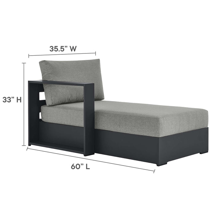 Tahoe 4-Piece Outdoor Patio Powder-Coated Aluminum Sectional Sofa Set by Modway - control panel detail