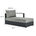 Tahoe 4-Piece Outdoor Patio Powder-Coated Aluminum Sectional Sofa Set by Modway - installation view