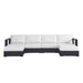 Tahoe 4-Piece Outdoor Patio Powder-Coated Aluminum Sectional Sofa Set by Modway - view 24