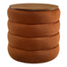 Modway Mezzo Round Performance Velvet Storage Ottoman - View 25