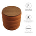 Modway Mezzo Round Performance Velvet Storage Ottoman - View 10