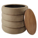 Modway Mezzo Round Performance Velvet Storage Ottoman - View 23