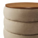 Modway Mezzo Round Performance Velvet Storage Ottoman - View 24