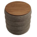 Modway Mezzo Round Boucle Fabric Storage Ottoman - View 14