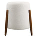 Modway Riven Upholstered Boucle Fabric Ottoman Living Room Furniture in Blue