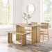 Amistad 60" Wood Dining Table and Bench Set - Modway \kitchen & dining\dining sets