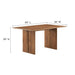 Amistad 60" Wood Dining Table and Bench Set - view 10