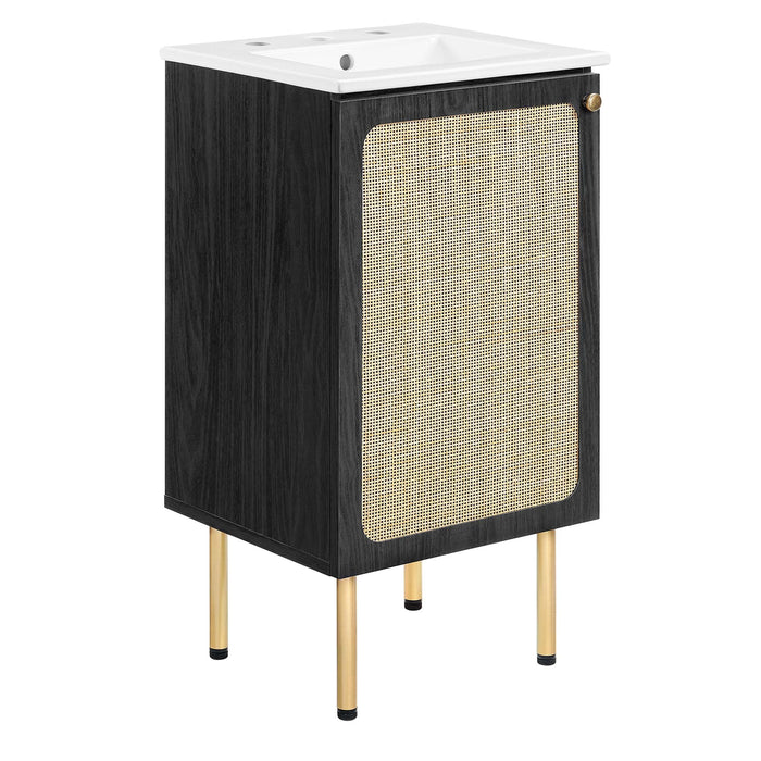 Chaucer Bathroom Vanity with White Basin Included