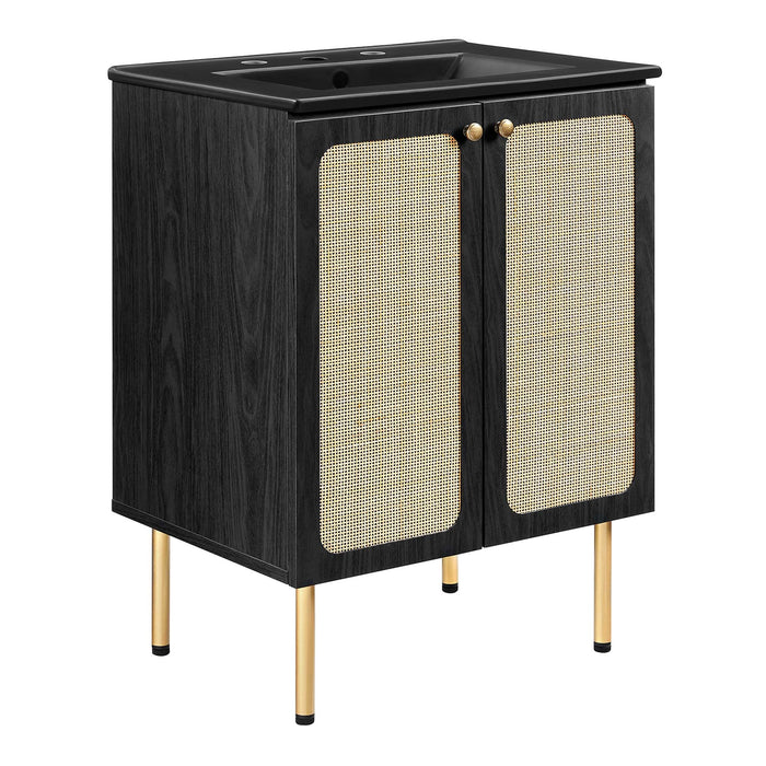 Chaucer Bathroom Vanity with Black Basin Included