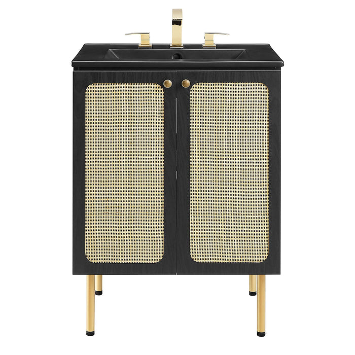 Chaucer Bathroom Vanity with Black Basin Included