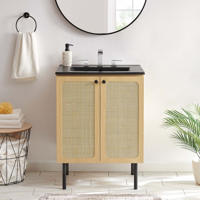 Chaucer Bathroom Vanity with Black Basin Included