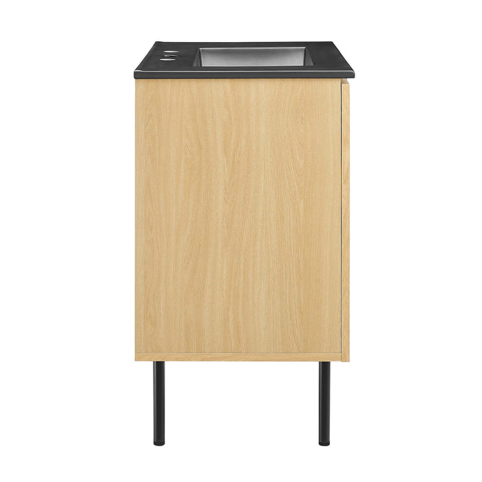 Chaucer Bathroom Vanity with Black Basin Included