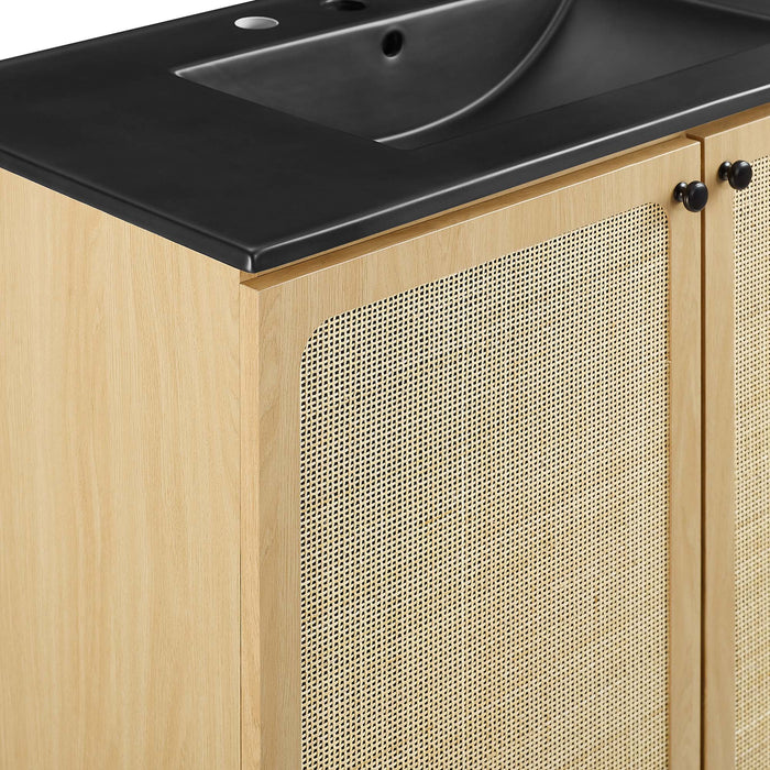 Chaucer Bathroom Vanity with Black Basin Included