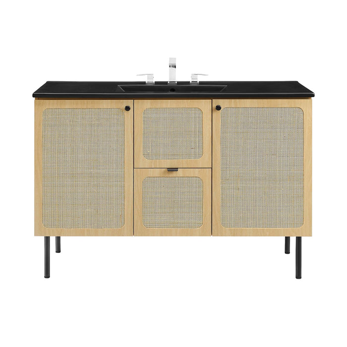 Chaucer Bathroom Vanity with Black Basin Included