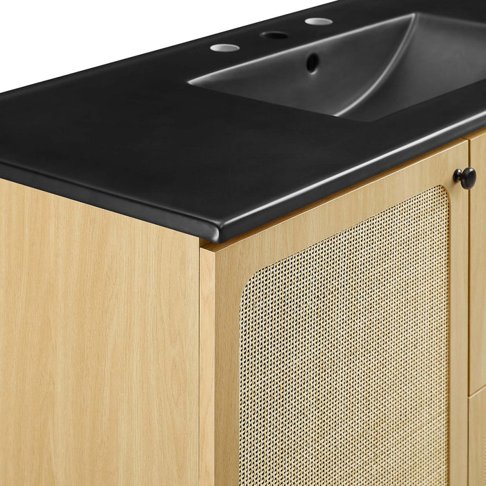 Chaucer Bathroom Vanity with Black Basin Included