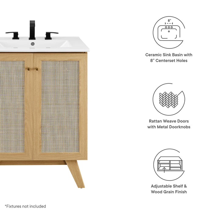 Soma Bathroom Vanity with White Basin Included