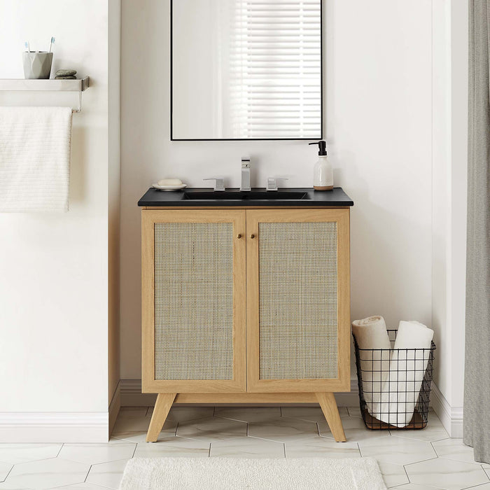 Soma Bathroom Vanity with Black Basin Included