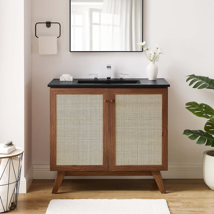 Soma Bathroom Vanity with Black Basin Included